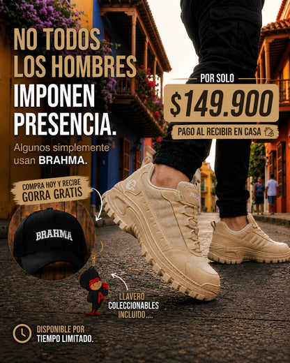 🔥 PROMO - Zapatos Brahma + Gorra Gratis 🎁